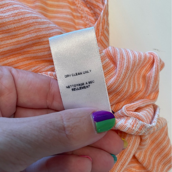 Soft Joie Orange Striped Tank with Pocket Size L - Picture 7 of 7